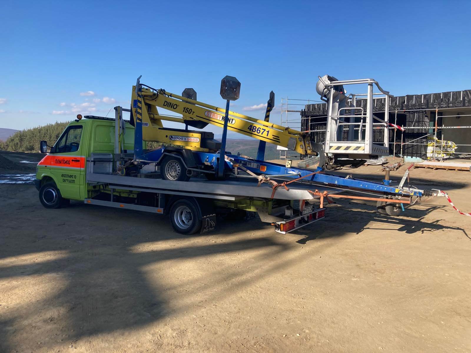 Репатриране на автомобил с платформа в София – Арготранс